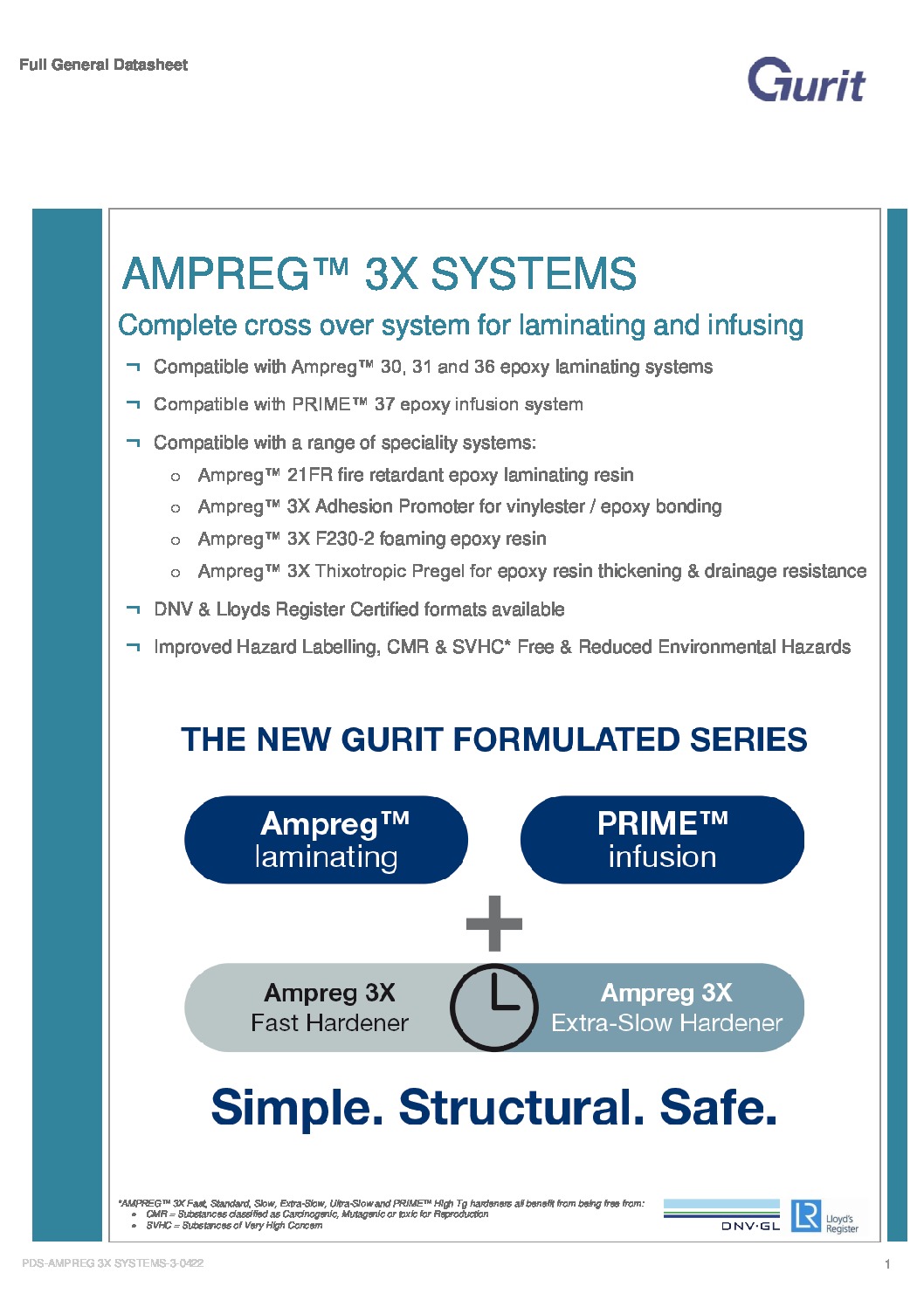 Gurit Ampreg-3X-Systems Datasheet