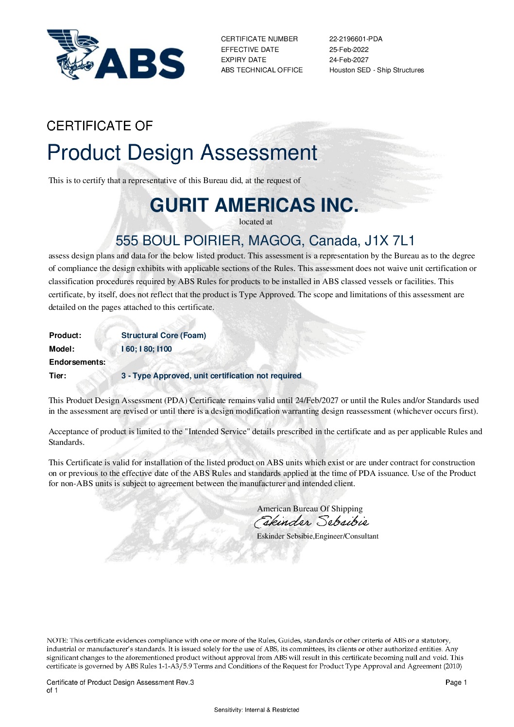 Gurit Corecell I Datasheet