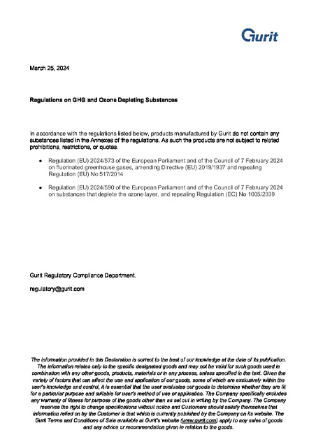 GHG Ozone Declaration preview